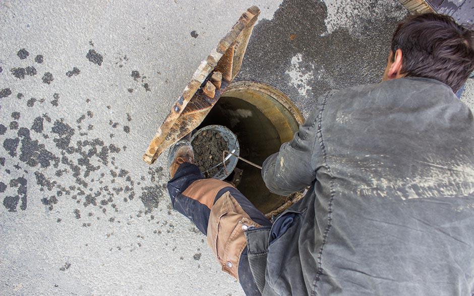 canalisation assainissement Verneuil-l'Étang